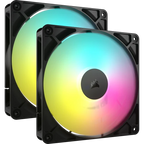 Corsair RS140 ARGB Carcasa del ordenador Ventilador 14 cm Negro 2 pieza(s) - imagen 1