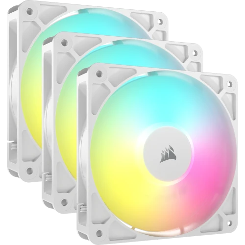 Corsair RS120 ARGB Carcasa del ordenador Ventilador 12 cm Blanco 3 pieza(s) - imagen 1