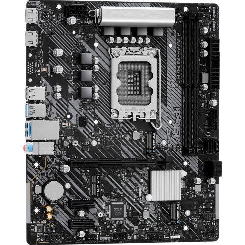 ASRock PLACA ASROCK B760M-H2/M.2,INTEL,1700,B760,2DDR5,96GB,HDMI+DP,4SATA+2M.2,5USB 3.2+1USB-C,GBLAN,MATX - imagen 3