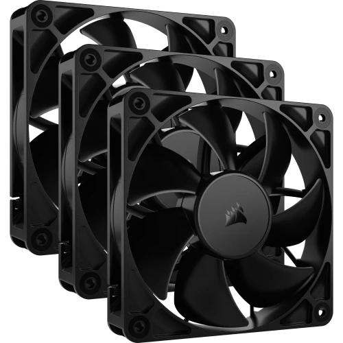 Corsair RS120 Carcasa del ordenador Ventilador 12 cm Negro 3 pieza(s) - imagen 1