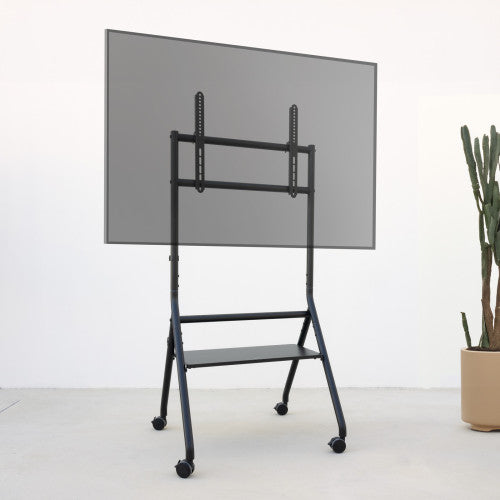 TooQ iDREAMS Soporte de Suelo con Ruedas para Pantalla 37"-86", Negro - imagen 2