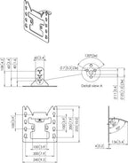 VOGELS PFI 3045 INTERFACE 200X100, 200X200 BLACK (PFI3045) - imagen 3