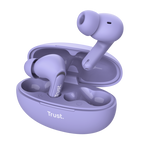 Trust Yavi Auriculares True Wireless Stereo (TWS) Dentro de oído Llamadas/Música USB Tipo C Bluetooth Púrpura - imagen 1