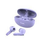 Trust Yavi Auriculares True Wireless Stereo (TWS) Dentro de oído Llamadas/Música USB Tipo C Bluetooth Púrpura - imagen 2