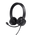 Trust Ayda Auriculares Alámbrico Diadema Llamadas/Música USB tipo A Negro - imagen 1