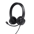 Trust Ayda Auriculares Alámbrico Diadema Llamadas/Música USB tipo A Negro - imagen 1