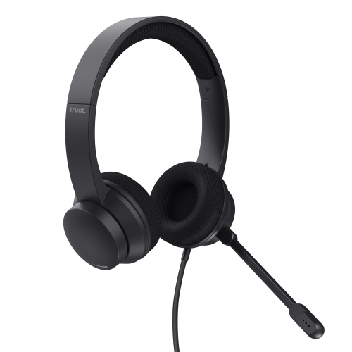 Trust Ayda Auriculares Alámbrico Diadema Llamadas/Música USB tipo A Negro - imagen 2