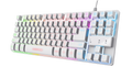 Trust GXT 833W Thado teclado Juego USB QWERTY Español Blanco - imagen 1