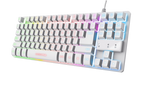 Trust GXT 833W Thado teclado Juego USB QWERTY Español Blanco - imagen 1