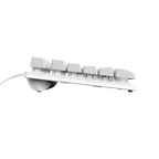 Trust GXT 833W Thado teclado Juego USB QWERTY Español Blanco - imagen 3