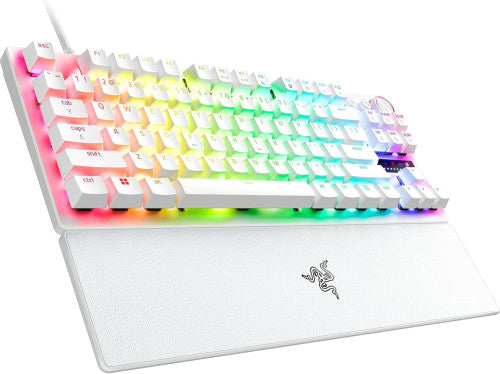 Razer TECLADO RAZER HUNTSMAN V3 PRO (USA) TENKEYLESS BLANCO (RZ03-04981700-R3M1) - imagen 2