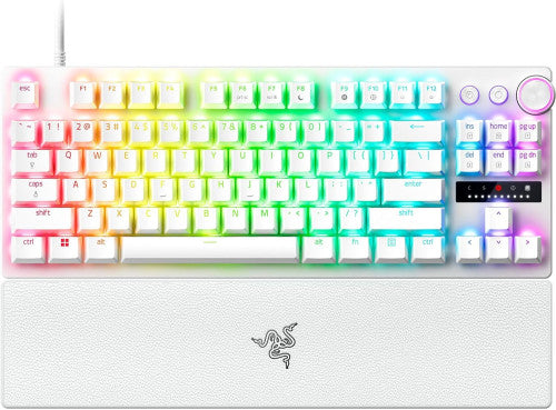Razer TECLADO RAZER HUNTSMAN V3 PRO (USA) TENKEYLESS BLANCO (RZ03-04981700-R3M1) - imagen 1