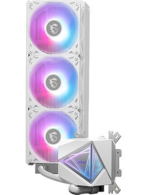 MSI SISTEMA DE REFRIGERACION LIQUIDA MSI PARA CPU MAG CORELIQUID I360 WHITE,INTEL/AMD,RADIADOR 360mm,FAN4PIN,20dBA,ARGB (3 VENTILADORES) (BLANCO) - imagen 2
