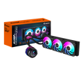 GIGABYTE Refrigeración líquida para CPU AORUS WATERFORCE X II 360 AIO - 3 ventiladores ARGB de 120 mm, pantalla LCD a todo color, mecanismo de interbloqueo magnético, DAISY-CHAIN, compatible con Intel LGA 1700 y AMD AM5, garantía de 6 años - imagen 1