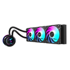 GIGABYTE Refrigeración líquida para CPU AORUS WATERFORCE X II 360 AIO - 3 ventiladores ARGB de 120 mm, pantalla LCD a todo color, mecanismo de interbloqueo magnético, DAISY-CHAIN, compatible con Intel LGA 1700 y AMD AM5, garantía de 6 años - imagen 3