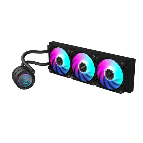 GIGABYTE Refrigeración líquida AIO AORUS WATERFORCE II 360 para CPU - 3 ventiladores ARGB de 120 mm, mecanismo de bloqueo deslizante, DAISY-CHAIN, compatible con Intel LGA 1700 y AMD AM5 - imagen 2