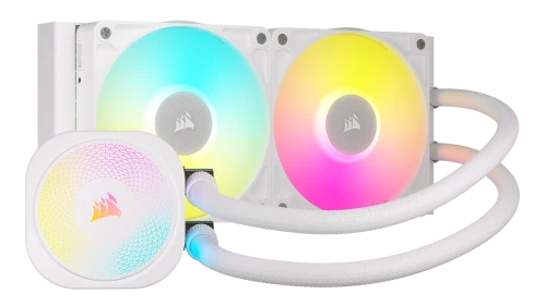 Corsair iCUE LINK TITAN RX RGB Procesador Sistema de refrigeración líquida todo en uno 12 cm Blanco 1 pieza(s)