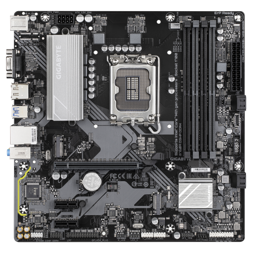 GIGABYTE B760M D3HP DDR4 - Compatible con CPUs Intel Core de 14ª generación, VRM Digital 4+1+1 fases, hasta 5333MHz DDR4 (OC), 2xPCIe 4.0 M.2, LAN GbE, USB 3.2 Gen1 - imagen 2