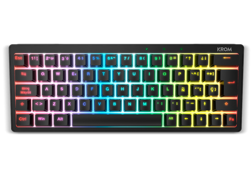 Krom Kreator teclado Juego USB Negro - imagen 1