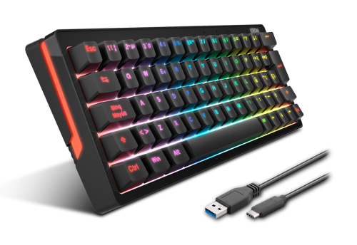 Krom Kreator teclado Juego USB Negro - imagen 2