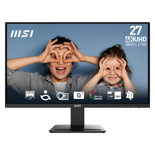 MSI Pro MP273U pantalla para PC 68,6 cm (27") 3840 x 2160 Pixeles 4K Ultra HD Negro - imagen 1