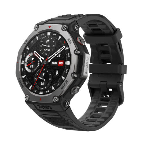 Amazfit T-Rex 3 3,81 cm (1.5") AMOLED Digital 480 x 480 Pixeles Pantalla táctil Negro Wifi GPS (satélite) - imagen 1