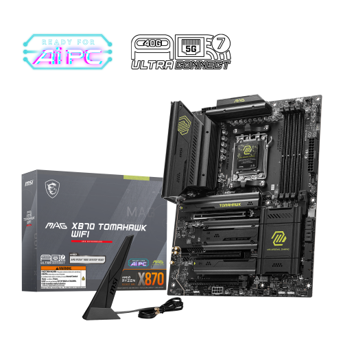 MSI PLACA MSI MAG X870 TOMAHAWK WIFI,AMD,AM5,X870,4DDR5,LAN5G+WIFI7+BT5.4,ATX - imagen 1