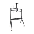 TOOQ SOPORTE SUELO RUEDAS "iSTAR" FS20208M-B, PARA PANTALLAS 55-100", NEGRO. - imagen 1