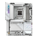 GIGABYTE Placa base X870E AORUS PRO ICE - Compatible con CPUs AMD Ryzen 9000, VRM digital de 16+2+2 fases, hasta 8000MHz DDR5 (OC), 4xM.2 + 4xPCIe 5.0, Wi-Fi 7, LAN 2.5GbE, USB 3.2 Gen 2x2 - imagen 2