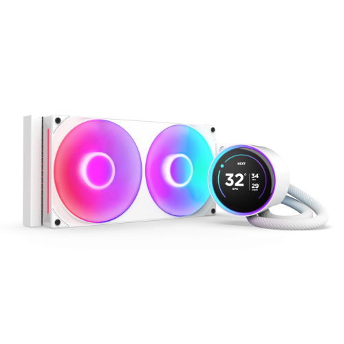 NZXT Kraken Elite 280 RGB Procesador Sistema de refrigeración líquida todo en uno 14 cm Blanco 1 pieza(s) - imagen 1