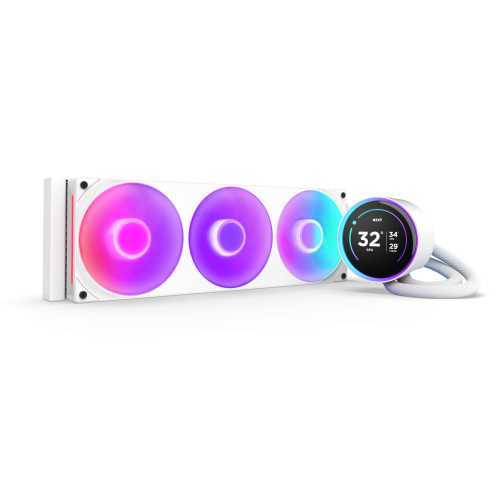 NZXT Kraken Elite 360 RGB Procesador Sistema de refrigeración líquida todo en uno 12 cm Blanco 1 pieza(s) - imagen 1