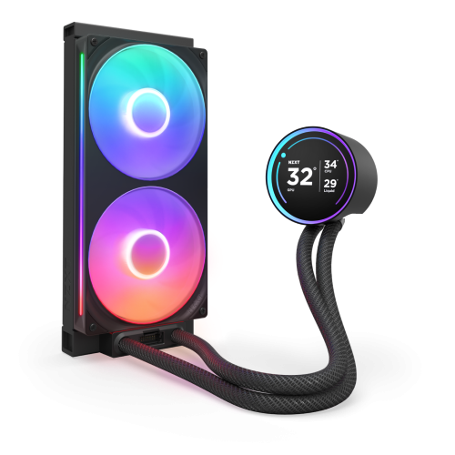 NZXT Kraken Elite 280 RGB Procesador Sistema de refrigeración líquida todo en uno 14 cm Negro 1 pieza(s) - imagen 2