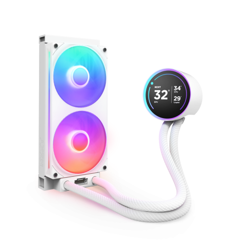 NZXT Kraken Elite 240 RGB Procesador Sistema de refrigeración líquida todo en uno 12 cm Blanco 1 pieza(s) - imagen 2