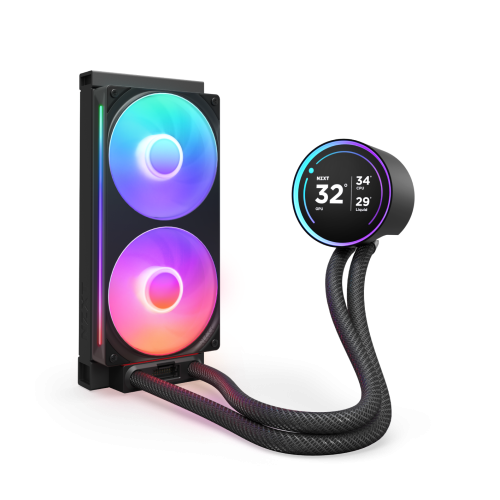 NZXT Kraken Elite 240 RGB Procesador Sistema de refrigeración líquida todo en uno 12 cm Negro 1 pieza(s) - imagen 2