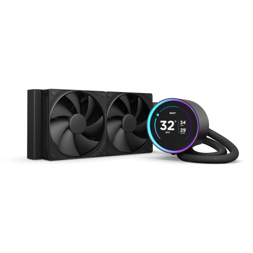 NZXT Kraken Elite 240 Procesador Sistema de refrigeración líquida todo en uno 12 cm Negro 1 pieza(s) - imagen 1