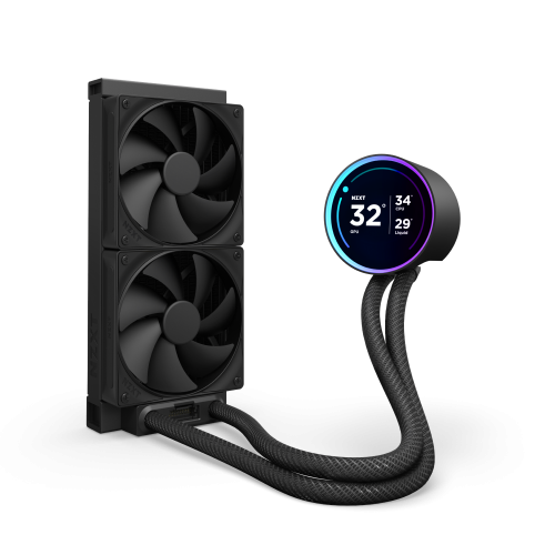 NZXT Kraken Elite 240 Procesador Sistema de refrigeración líquida todo en uno 12 cm Negro 1 pieza(s) - imagen 2