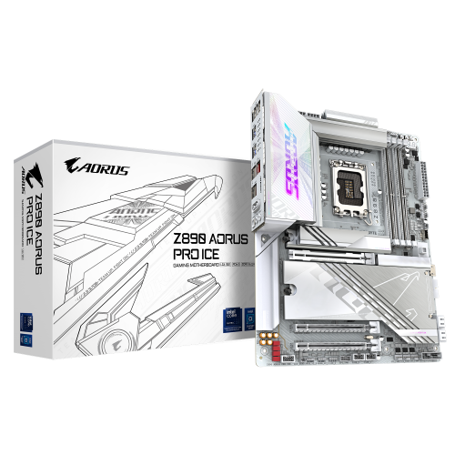Gigabyte PLACA GIGABYTE Z890 AORUS PRO ICE,INTEL,1851,Z890,4DDR5 - imagen 1