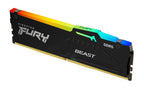 Kingston MEMORIA KINGSTON 16GB 6000MT/S DDR5 CL36 FURY BEAST RGB EXPO - KF560C36BBE2A-16 - imagen 1