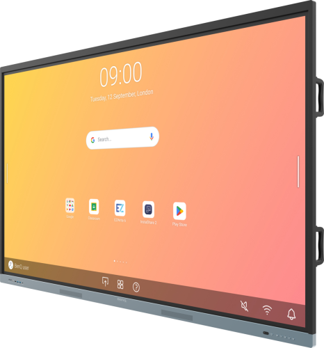 BENQAV PANTALLA INTERACTIVA RE8604 (9H.F9GTK.DE4) 86" EDLA ANDROID 13.0, 8GB Y 32GB, 350NITS, ALTAVOZ: 16WX2, SOPORTE DE PARED INCLUIDO, IFP ENTRY, GARANTÍA 3 AÑOS IN SITU RECAMBIO - imagen 1