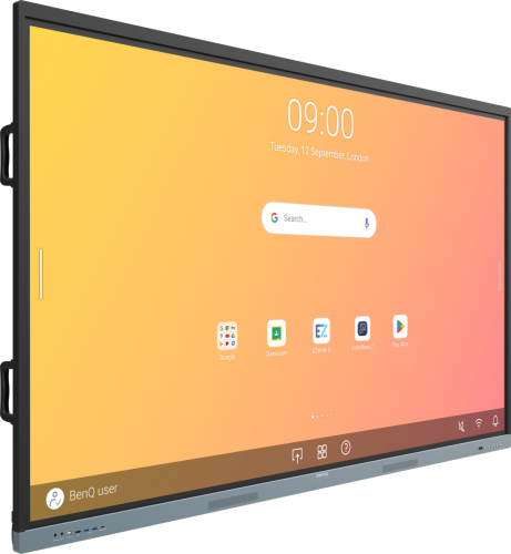 BENQAV PANTALLA INTERACTIVA RE8604 (9H.F9GTK.DE4) 86" EDLA ANDROID 13.0, 8GB Y 32GB, 350NITS, ALTAVOZ: 16WX2, SOPORTE DE PARED INCLUIDO, IFP ENTRY, GARANTÍA 3 AÑOS IN SITU RECAMBIO - imagen 3