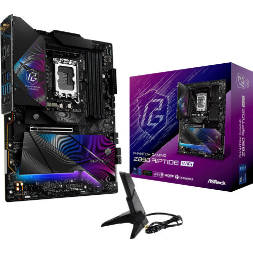 ASRock PLACA ASROCK Z890 RIPTIDE WIFI,INTEL,1851,Z890,4DDR5,WIFI,ATX - imagen 1