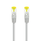Nanocable Cable Red Latiguillo RJ45 LSZH CAT.6A SFTP AWG26, Gris, 25 cm - imagen 2