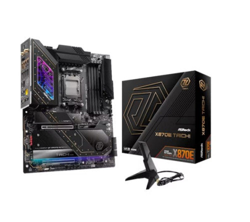 ASRock PLACA ASROCK X870E TACHI,AMD,AM5,X870E,4DDR5,256GB,2USB4 TYPE-C+HDMI,6SATA3,4M.2,2USB4,7USB3.2,1USB TYPE-C,LAN5GB,WIFI7+BT,ATX - imagen 1
