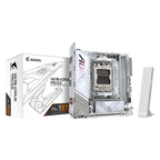 GIGABYTE X870I AORUS PRO ICE Placa base - Compatible con procesadores AMD Ryzen serie 9000, VRM de 8+2+1 fases, hasta 8400 MHz DDR5 (OC), 1xPCIe 5.0 M.2 + 1xPCIe 4.0 M.2, WI-FI 7, LAN 2,5 GbE, USB 4 - imagen 1