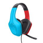 Trust GXT 416S Zirox Auriculares Alámbrico Diadema Juego Negro, Cian, Rojo - imagen 2
