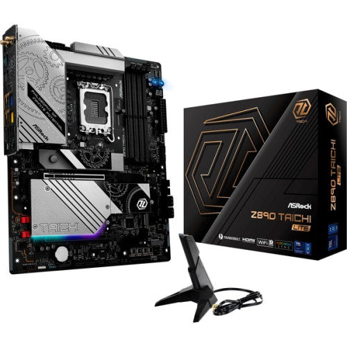 ASRock PLACA ASROCK Z890 TAICHI LITE,INTEL,1851,Z890,4DDR5,256GB,2HDMI+THUNDERBOLT,4SATA3+4M.2,1X5 +1X2.5 GIGABITLAN,WIFI7+BT5.4,13USB3.2,ATX - imagen 1