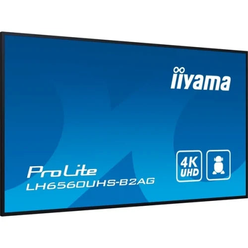 Iiyama MONITOR IIYAMA 65" 3840X2160, UHD, 500CD/M2, LANDSCAPE PORTRAIT, MM 2X 10W, 3X HDMI, USB 2.0 X2, WIFI, LAN, MEDIA PLAY USB, CONTROL LAN / RS232C, IISIGNAGE2 (CMS/DMS),E-SHARE,ANDROID 11 OS, 24/7,VESA MOUNT 400X400 (SOPORTE PARED INCLUIDO) (LH6560UH - imagen 3