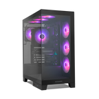 NOX Hummer Glock Black Midi Tower Negro - imagen 1