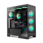 NOX Hummer Glock Black Midi Tower Negro - imagen 2
