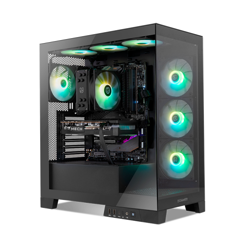 NOX Hummer Glock Black Midi Tower Negro - imagen 2